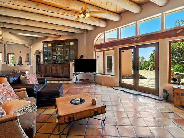 5 Acres of Land with Home for Sale in Santa Fe, New Mexico