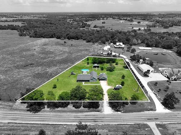 2.17 Acres of Residential Land with Home for Sale in Iola, Texas