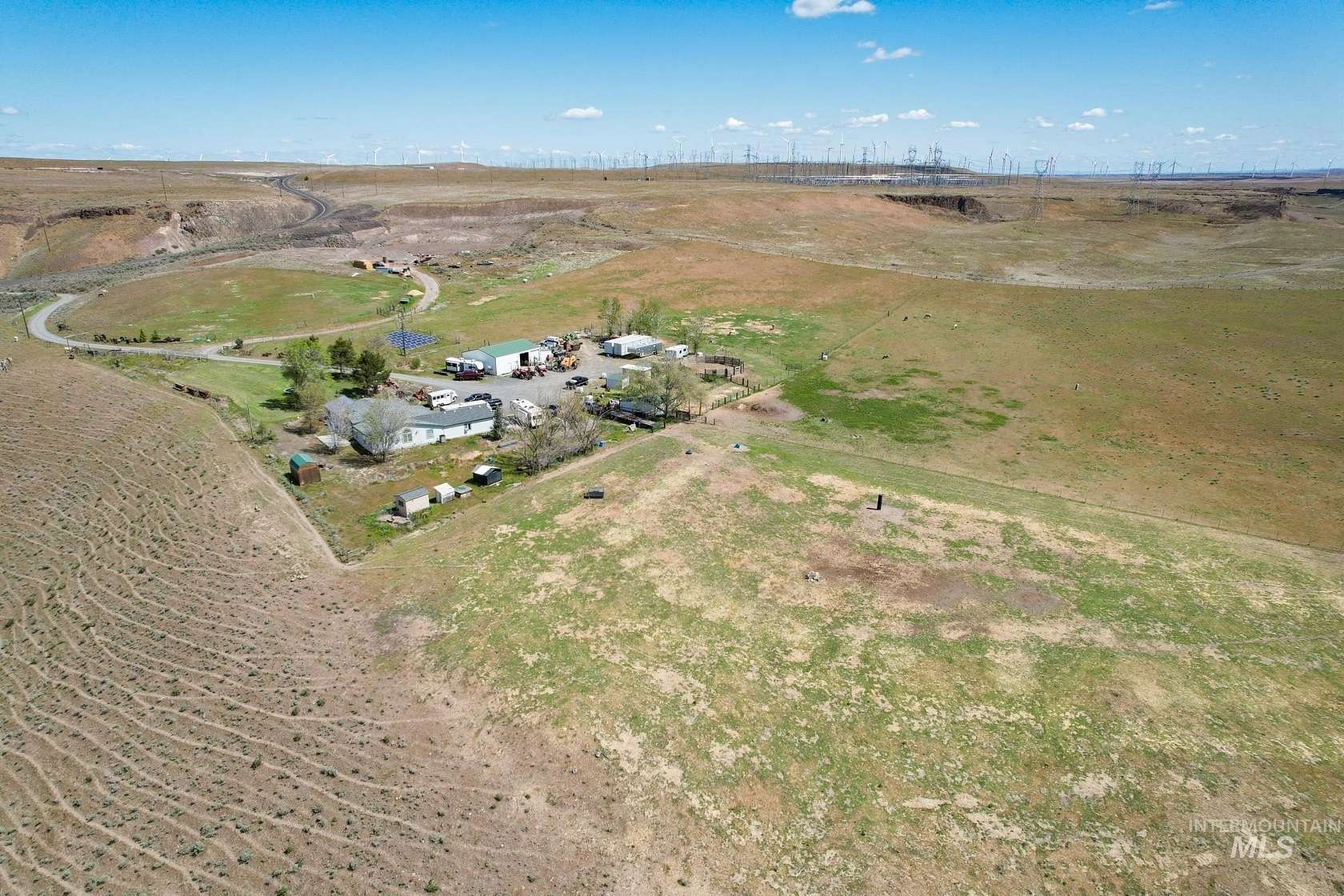 97 Acres of Land with Home for Auction in Arlington, Oregon