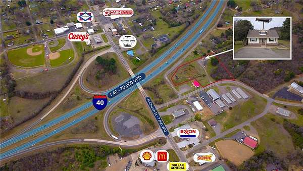 3.26 Acres of Commercial Land for Sale in Russellville, Arkansas