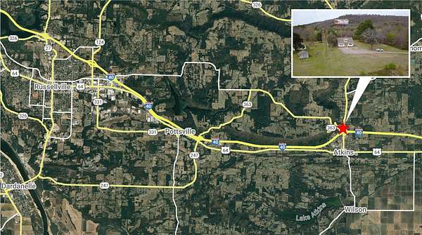 3.26 Acres of Commercial Land for Sale in Russellville, Arkansas