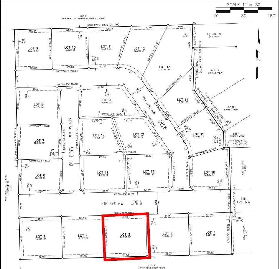 0.34 Acres of Residential Land for Sale in Worthington, Iowa