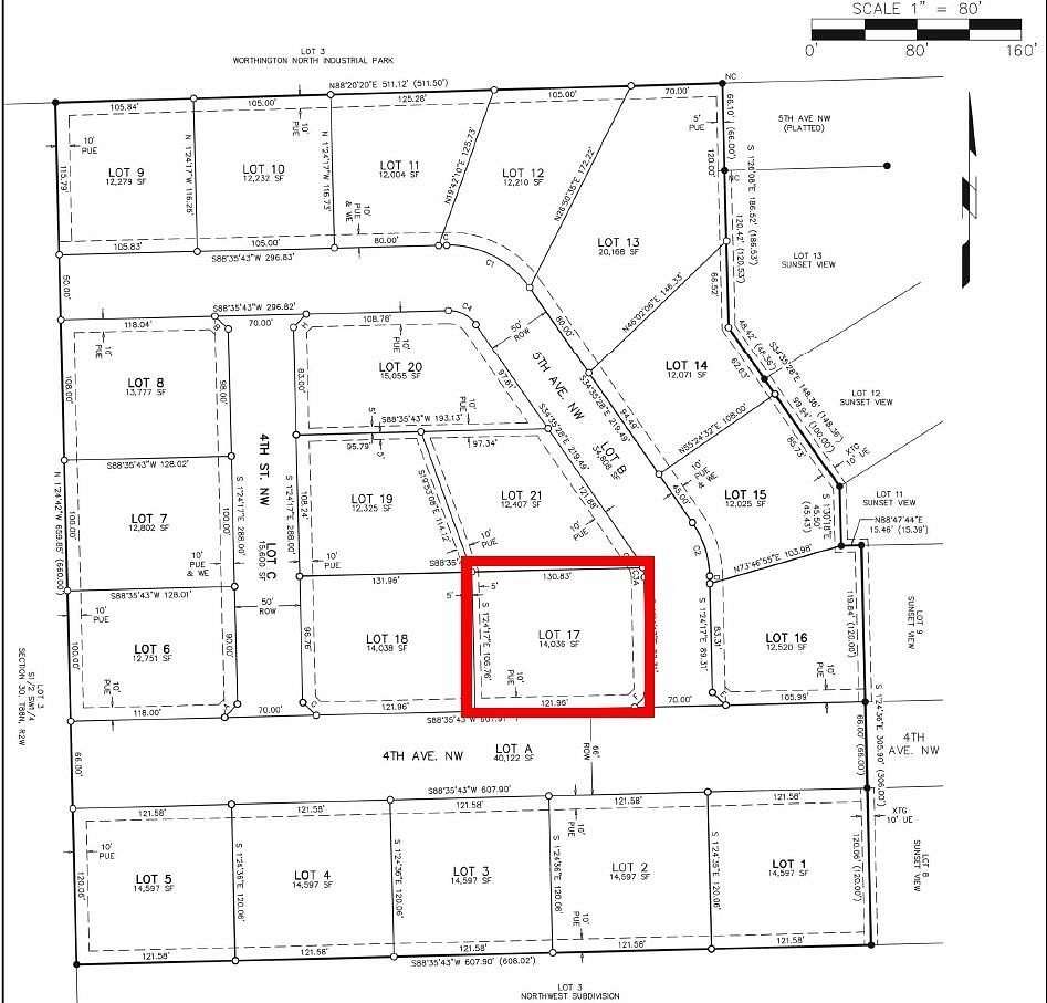 0.32 Acres of Residential Land for Sale in Worthington, Iowa