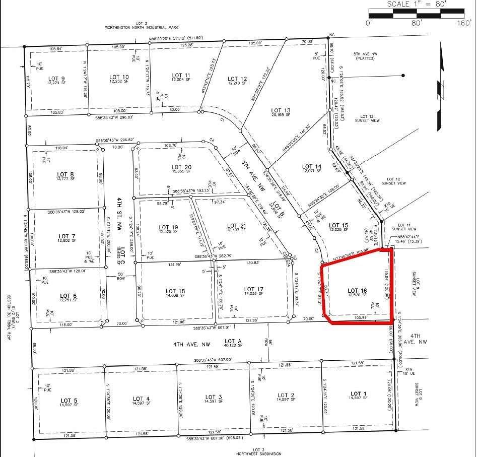 0.29 Acres of Residential Land for Sale in Worthington, Iowa