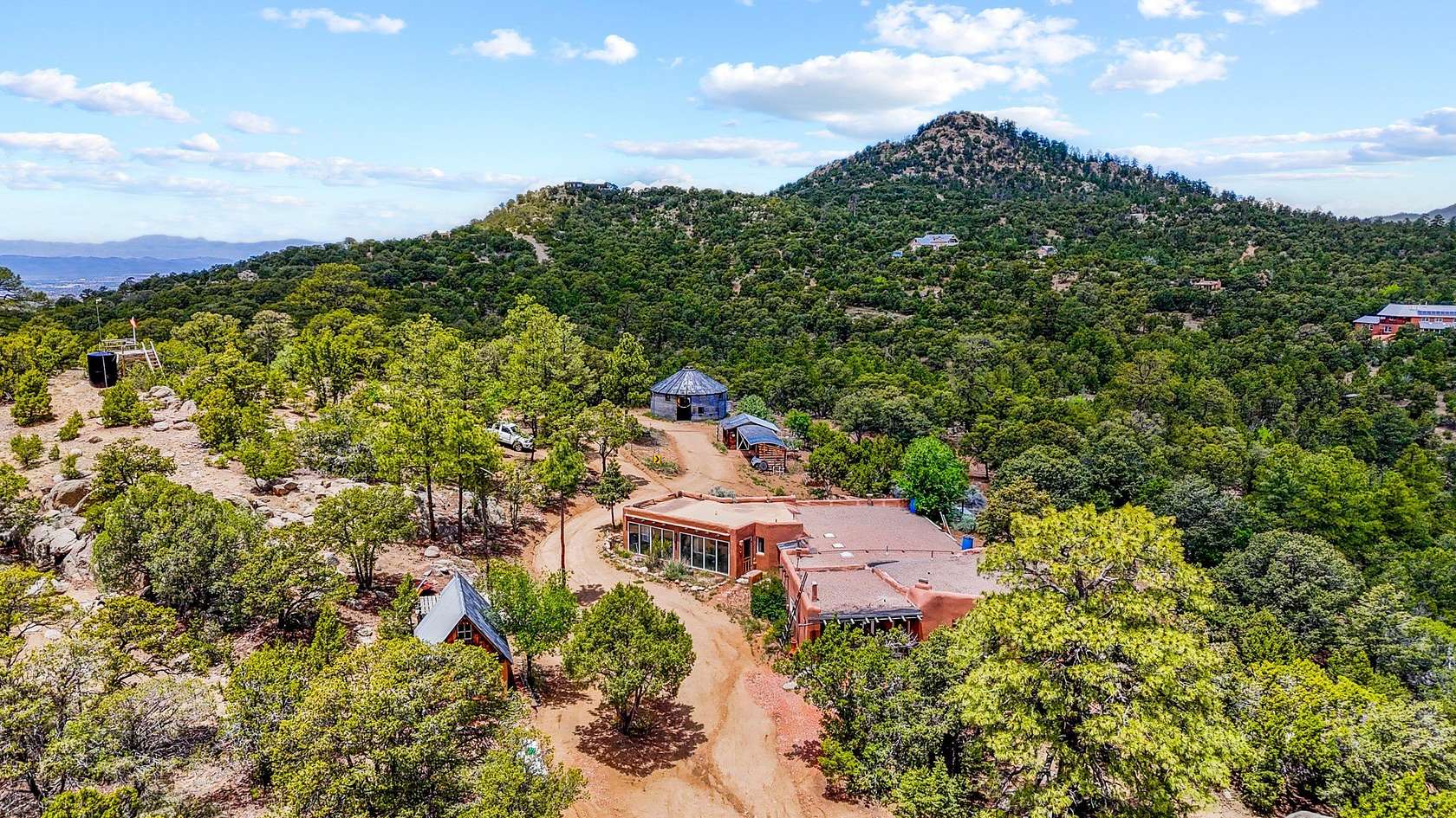 10 Acres of Land with Home for Sale in Santa Fe, New Mexico
