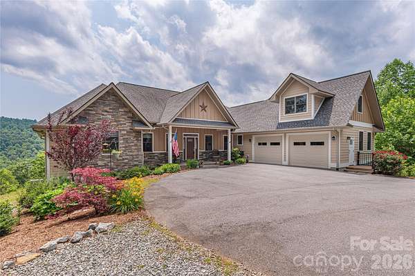 6.79 Acres of Land with Home for Sale in Saluda, North Carolina