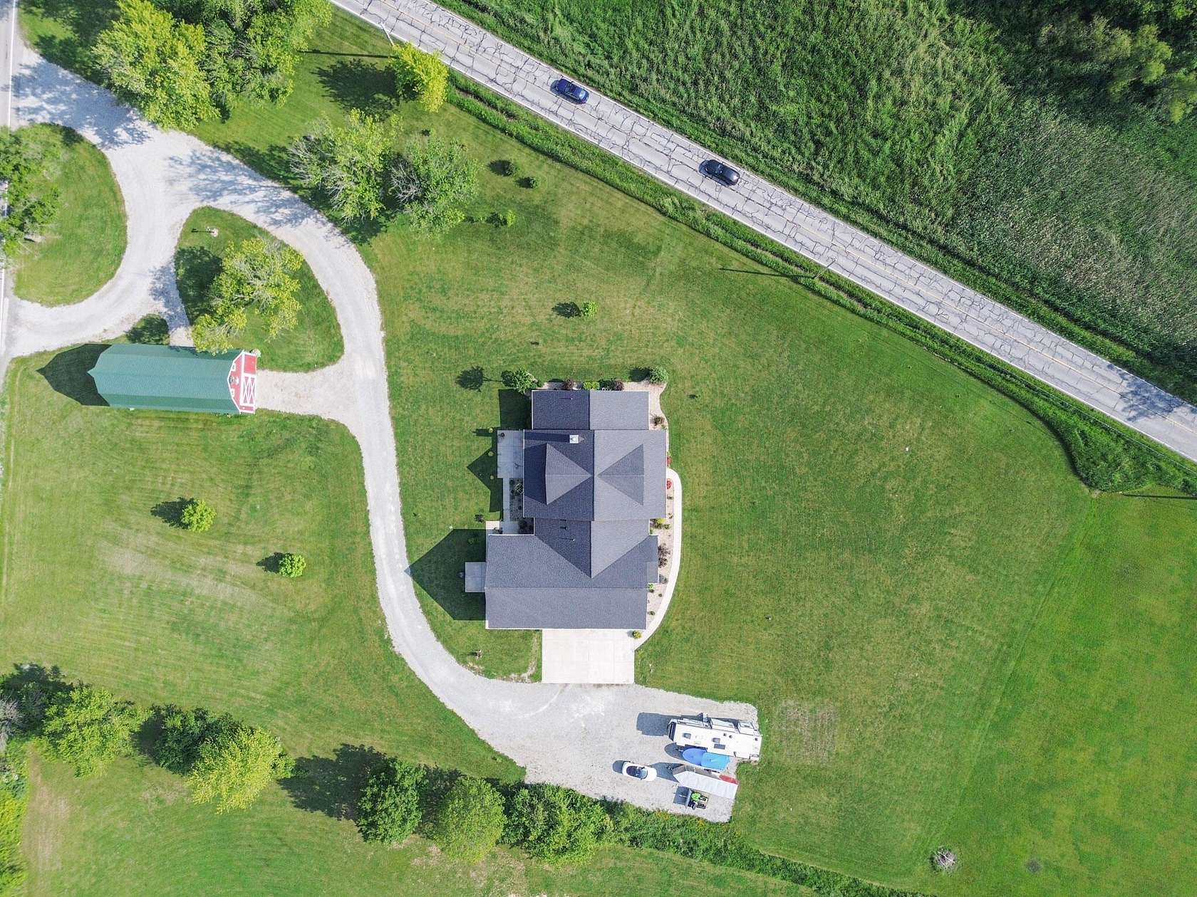 5.35 Acres of Residential Land with Home for Sale in Crown Point, Indiana