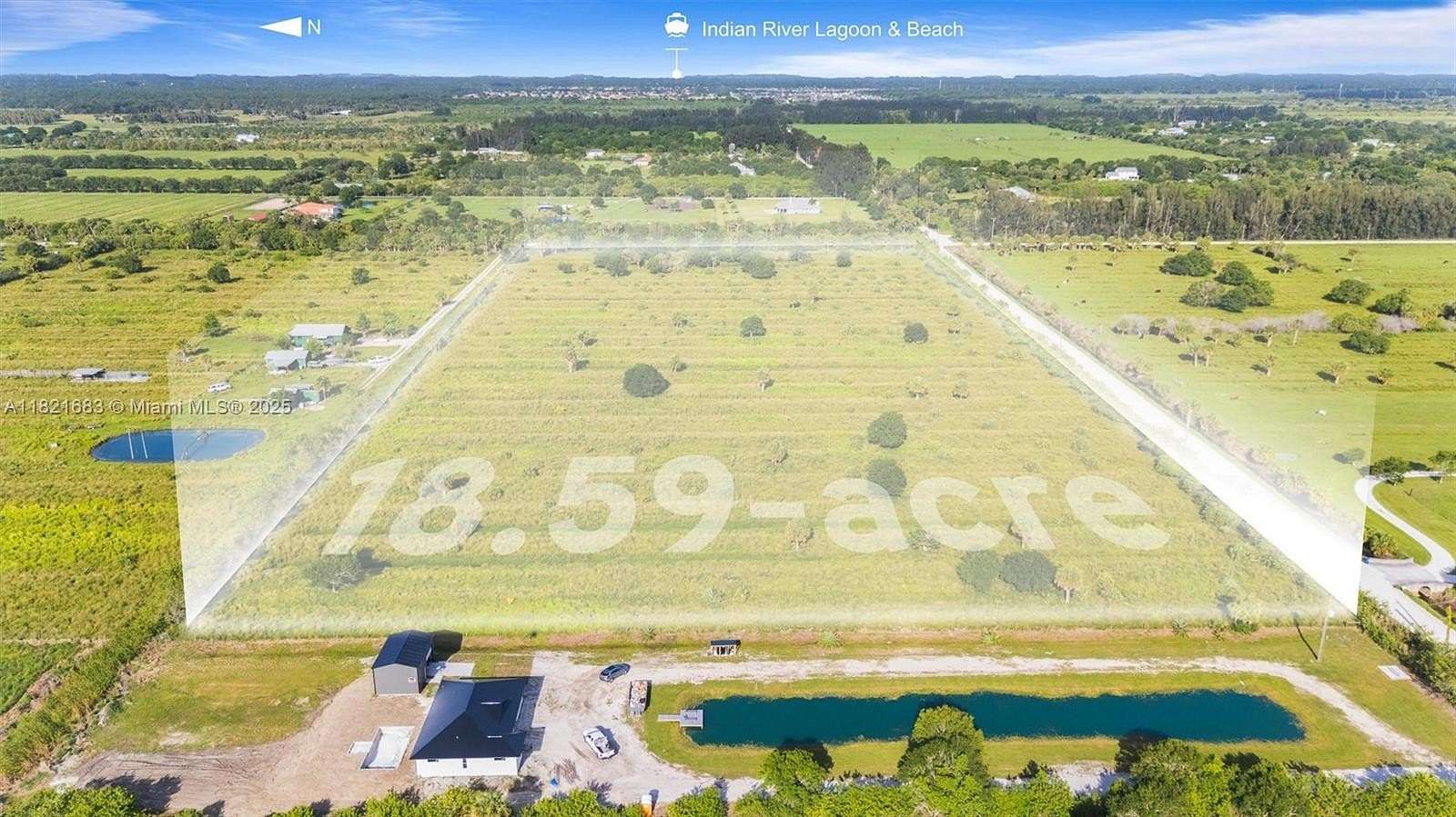 18.6 Acres of Land for Sale in Vero Beach, Florida