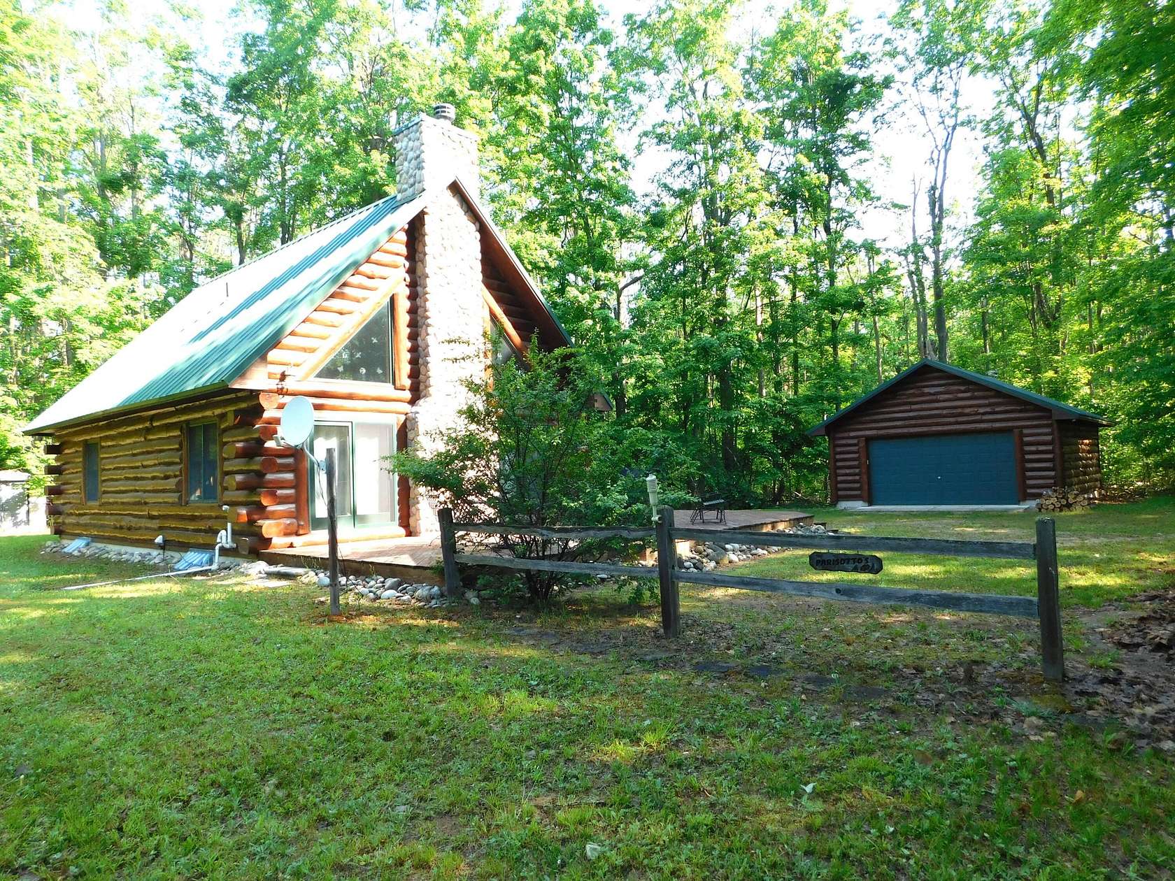 5 Acres of Residential Land with Home for Sale in Frederic, Michigan