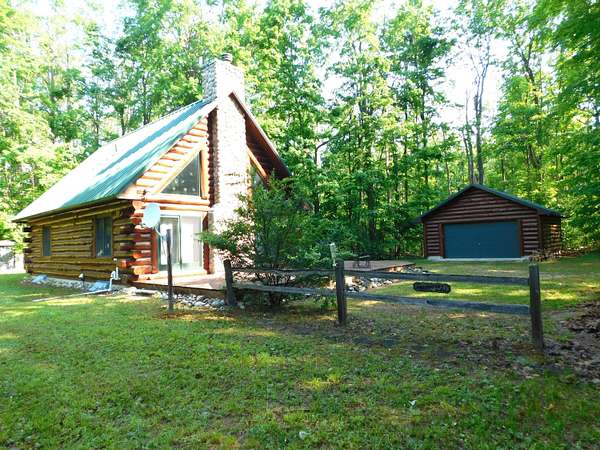 5 Acres of Residential Land with Home for Sale in Frederic, Michigan