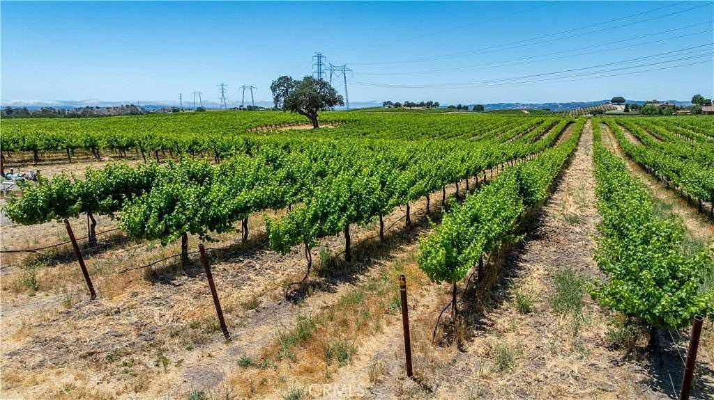 84.8 Acres of Agricultural Land with Home for Sale in Paso Robles, California