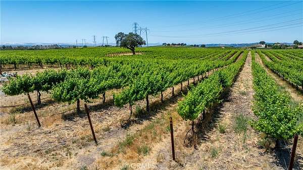 84.8 Acres of Agricultural Land with Home for Sale in Paso Robles, California