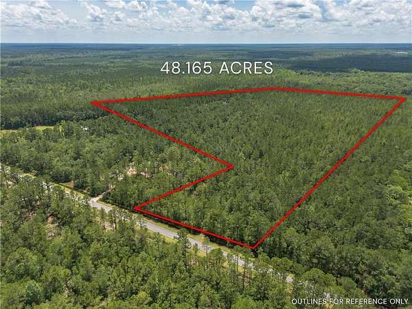 48.2 Acres of Recreational Land for Sale in Jesup, Georgia