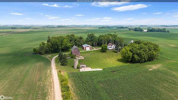 5.62 Acres of Residential Land with Home for Sale in Scarville, Iowa