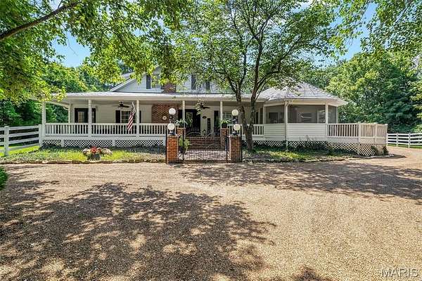 3.45 Acres of Residential Land with Home for Sale in Eureka, Missouri