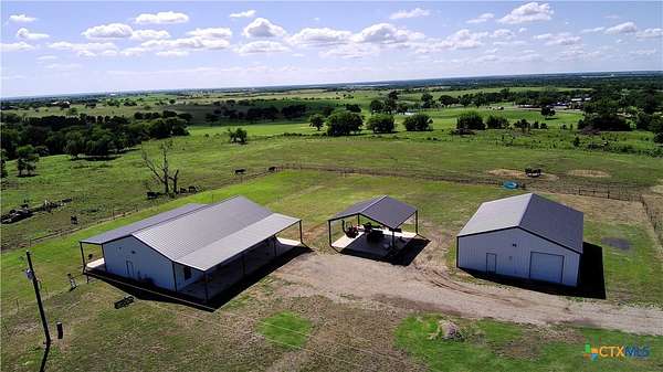 25.5 Acres of Agricultural Land with Home for Sale in Mart, Texas