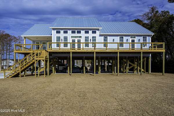 6.44 Acres of Land with Home for Sale in Aurora, North Carolina