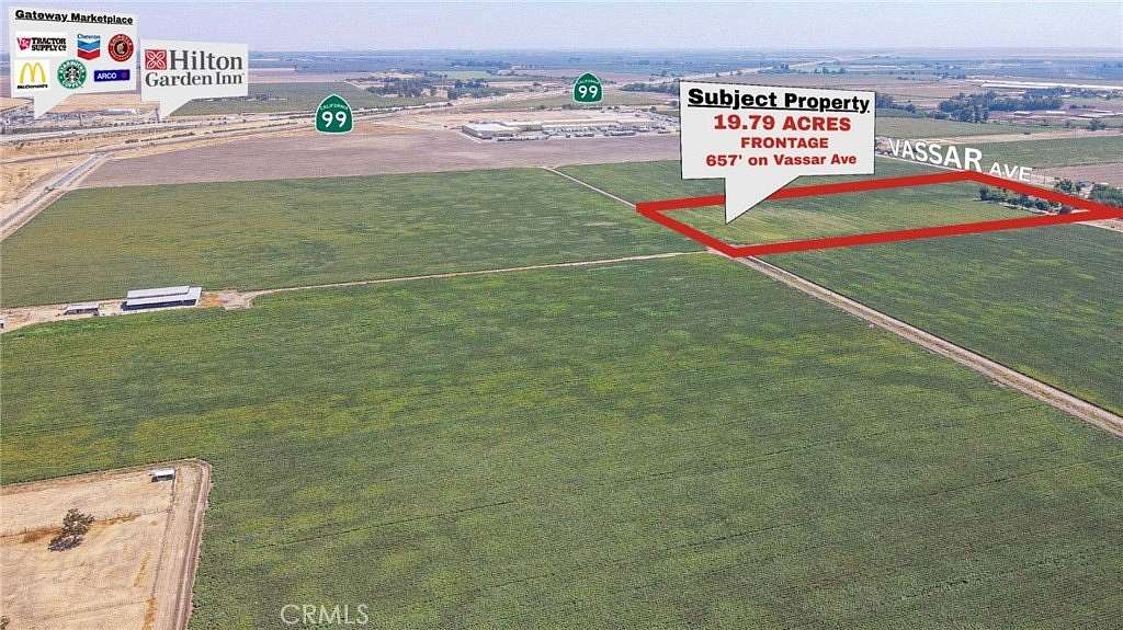 19.8 Acres of Agricultural Land for Sale in Merced, California