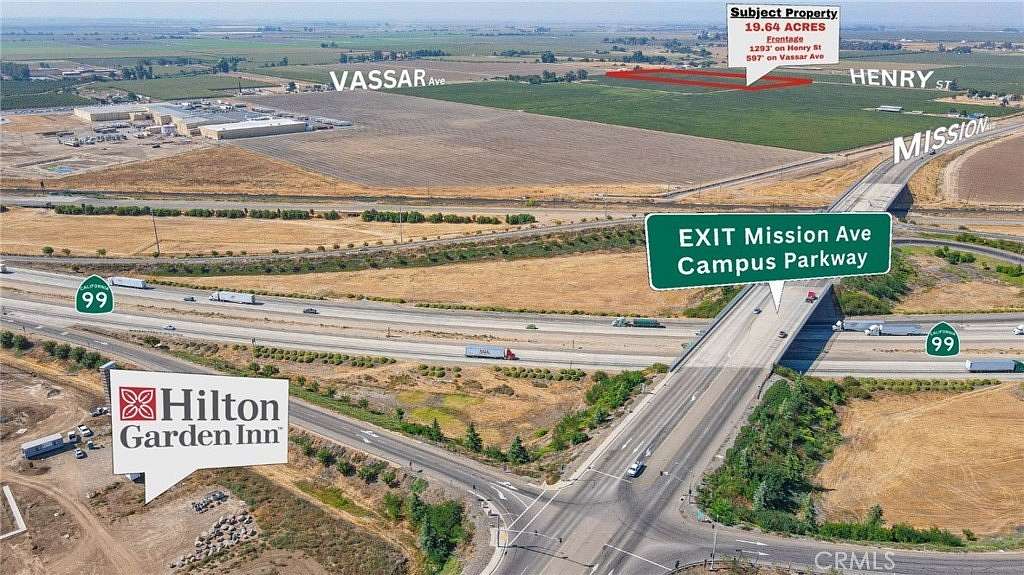 19.6 Acres of Agricultural Land for Sale in Merced, California