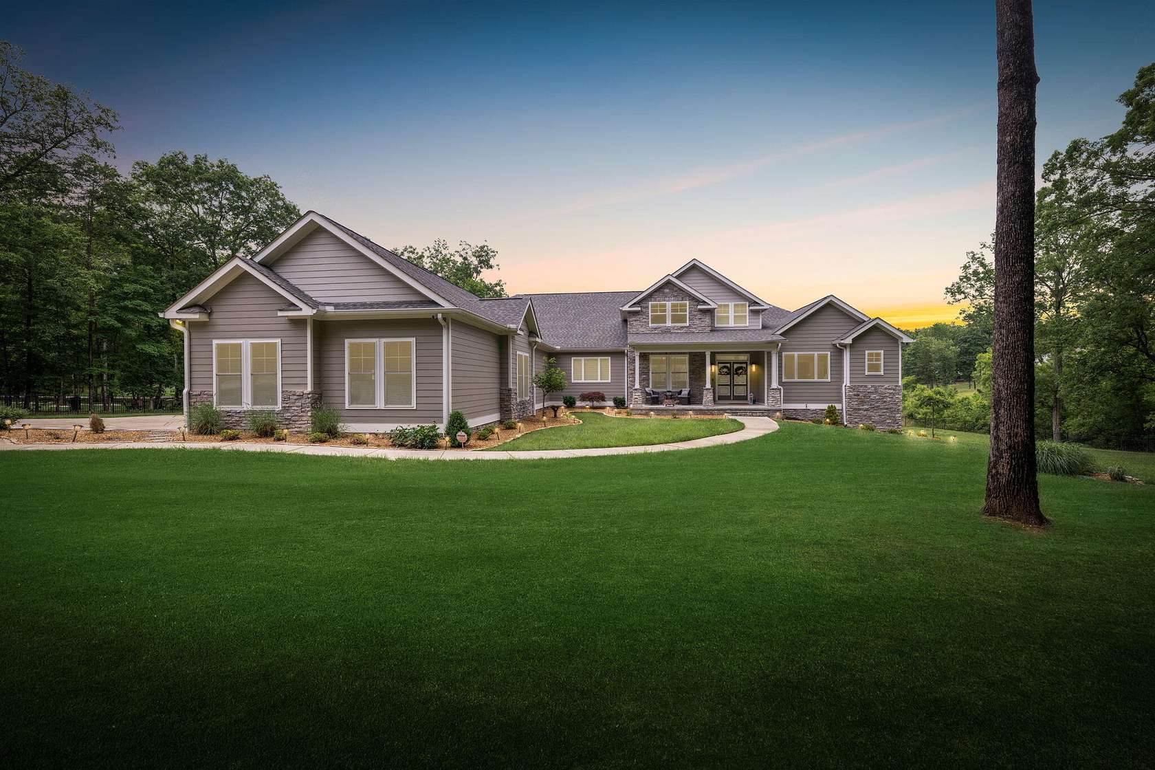 10.6 Acres of Land with Home for Sale in Ooltewah, Tennessee