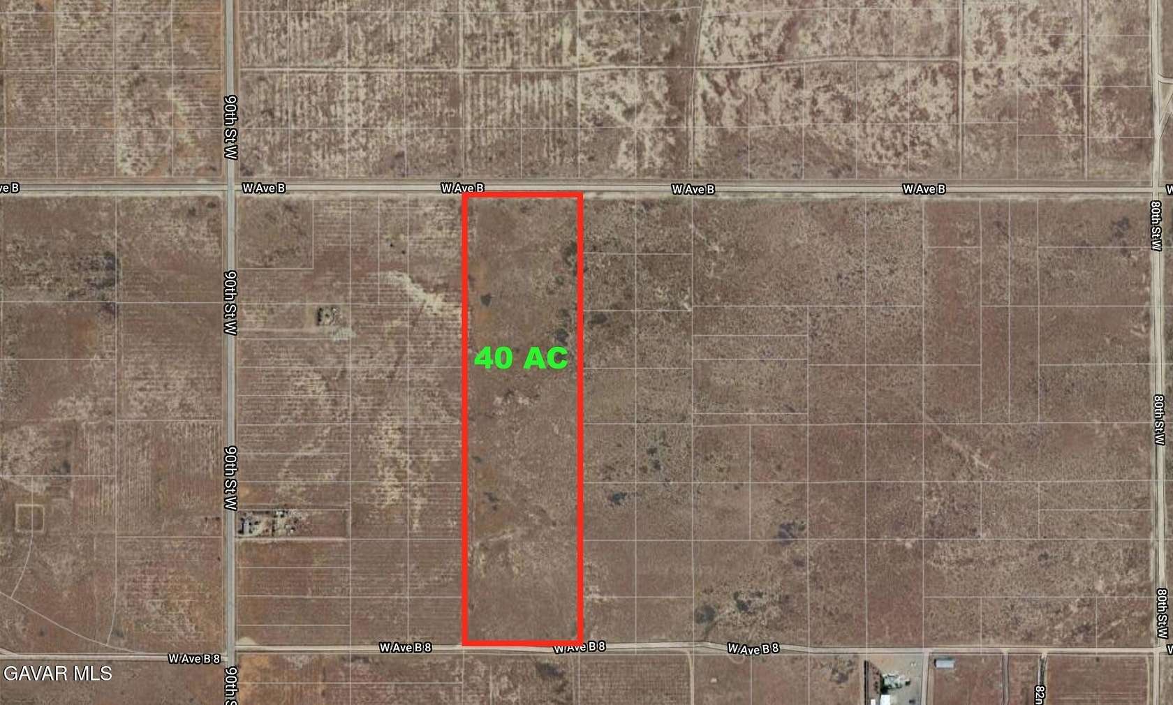 40 Acres of Land for Sale in Lancaster, California