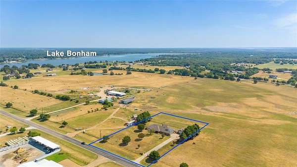 2 Acres of Residential Land with Home for Sale in Bonham, Texas