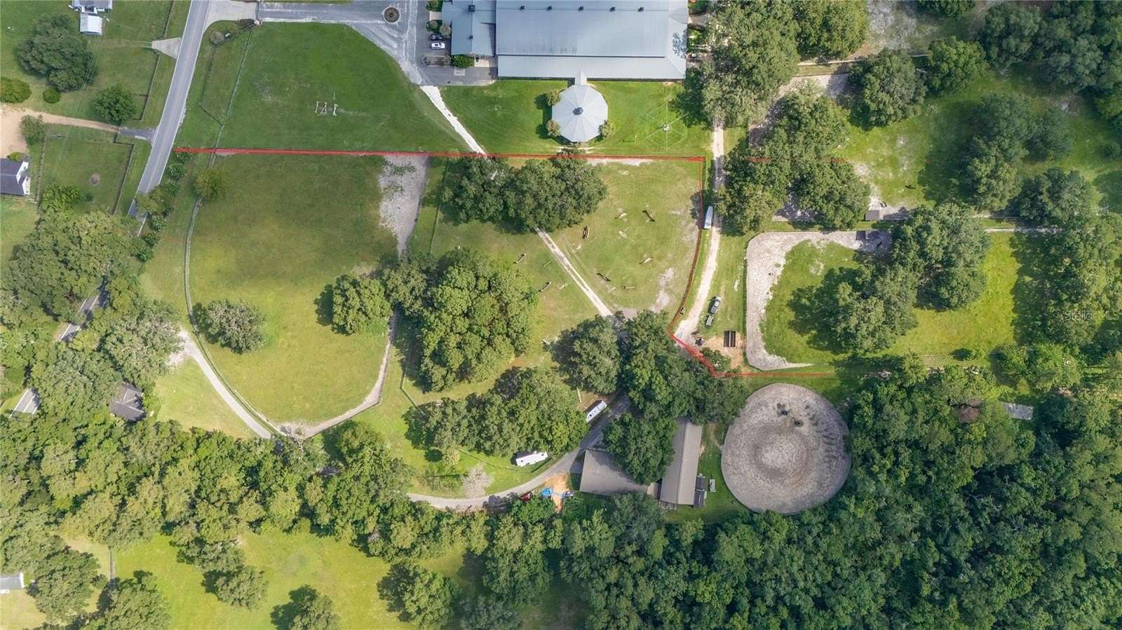 55.2 Acres of Agricultural Land with Home for Sale in Ocala, Florida