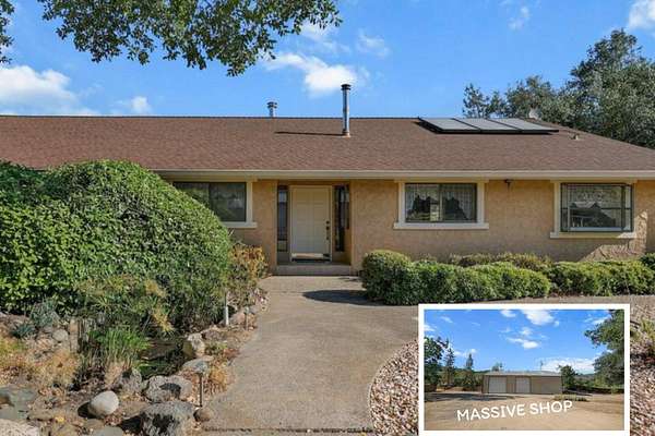 5 Acres of Residential Land with Home for Sale in Shasta, California