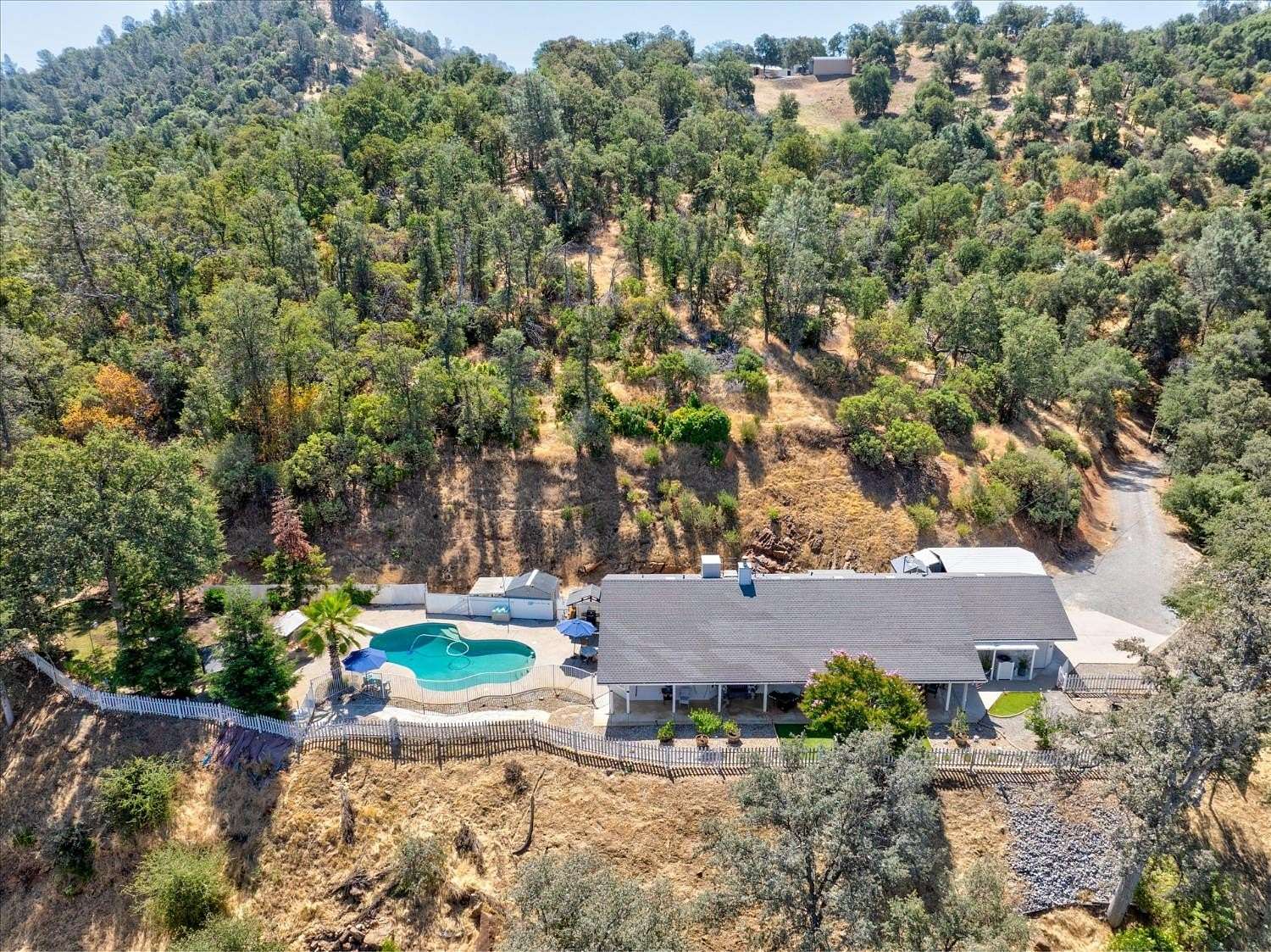 8.19 Acres of Residential Land with Home for Sale in Coarsegold, California