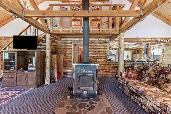 4.1 Acres of Residential Land with Home for Sale in Lowman, Idaho