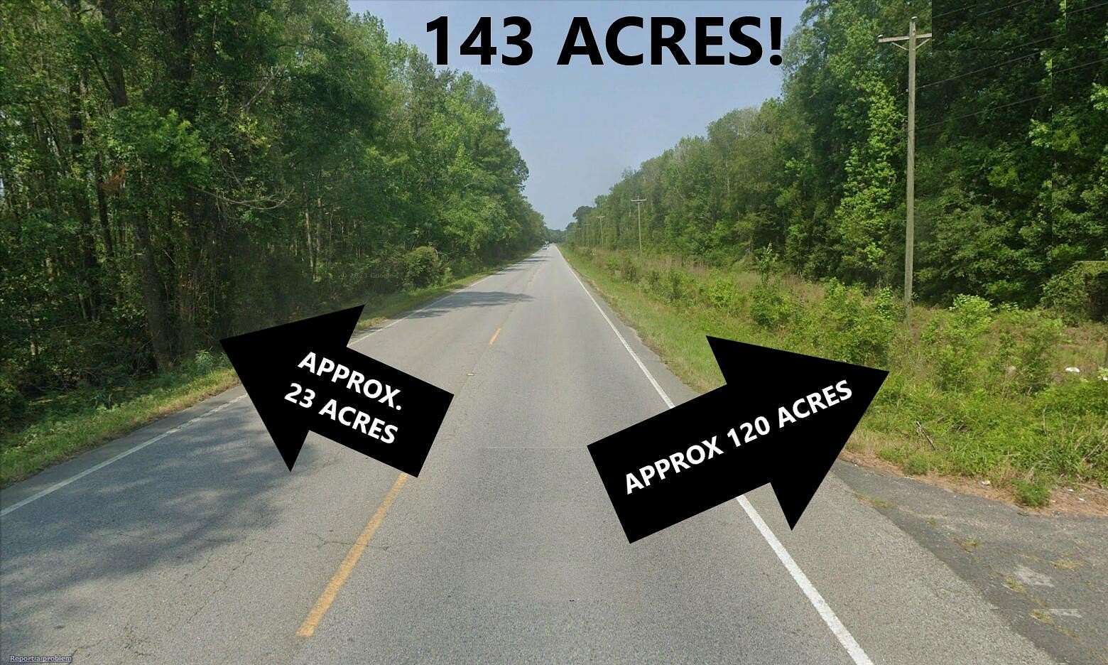 143 Acres of Land for Sale in Ridgeville, South Carolina