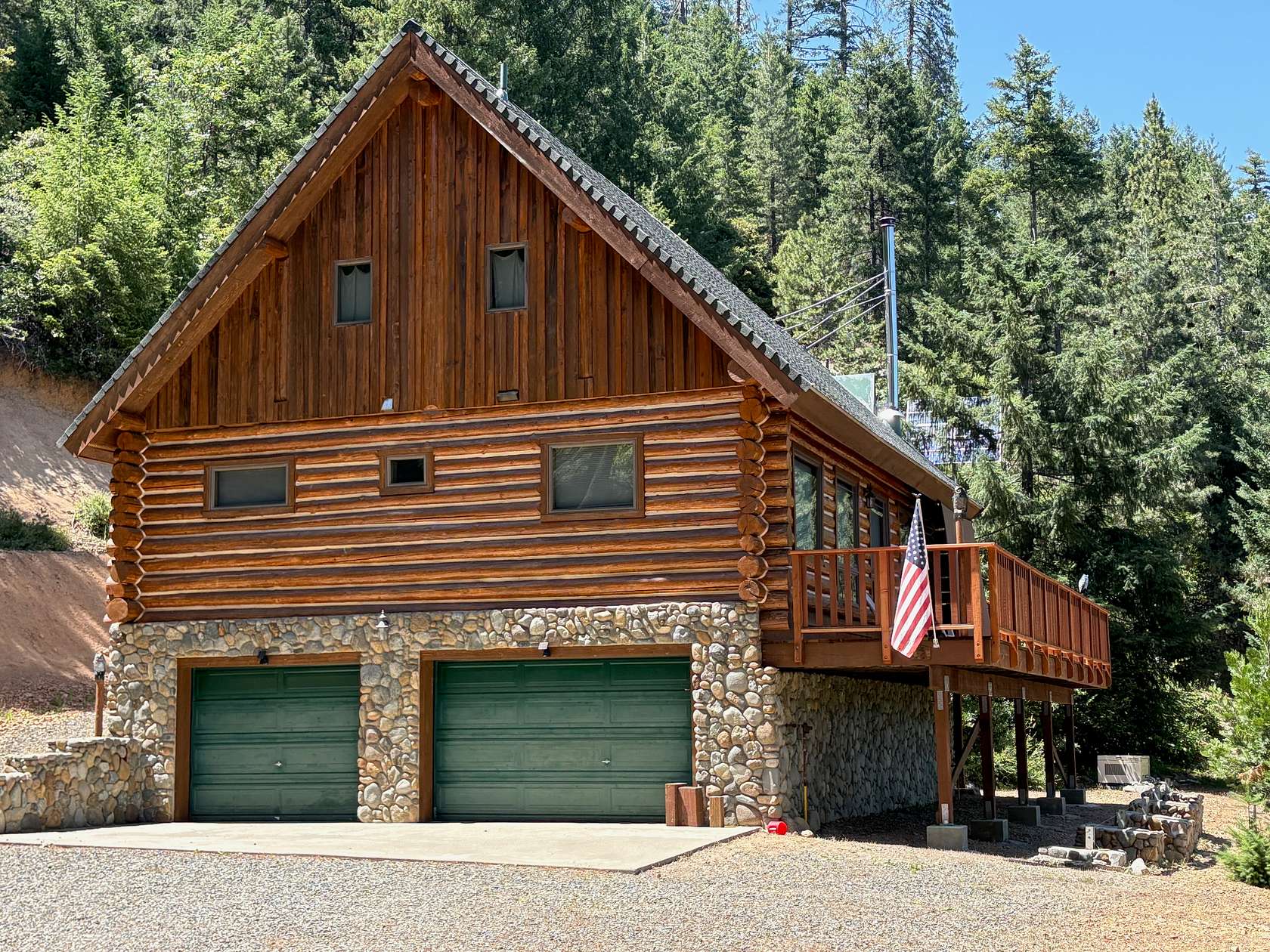 10 Acres of Recreational Land with Home for Sale in Trinity Center, California