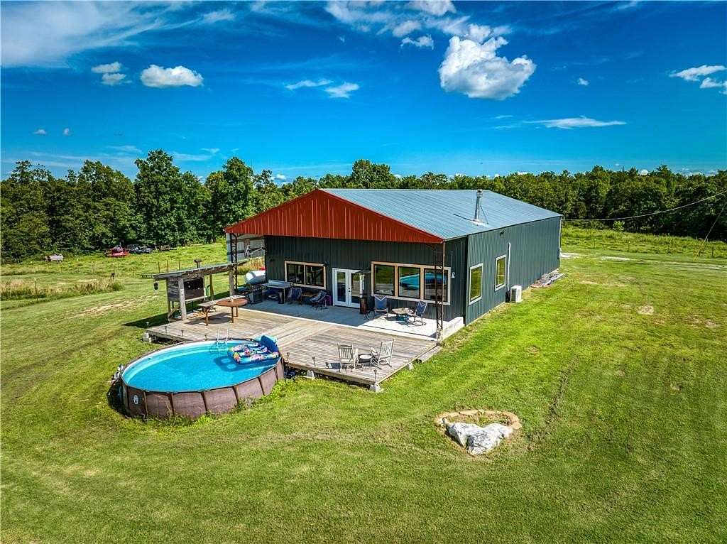 13.8 Acres of Land with Home for Sale in Western Grove, Arkansas