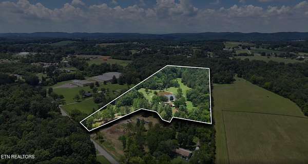 11.1 Acres of Land with Home for Sale in Walland, Tennessee