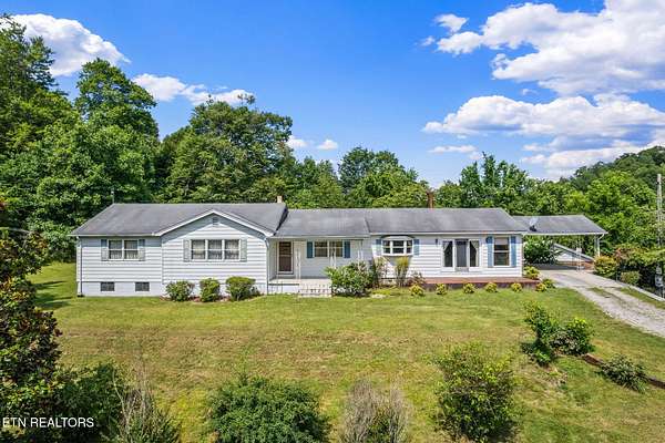 69.2 Acres of Land with Home for Sale in Clairfield, Tennessee