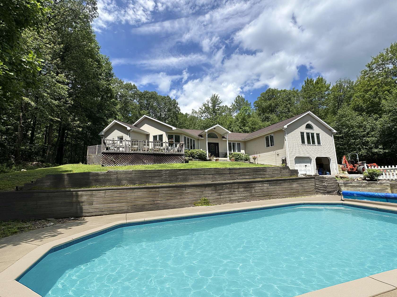 5 Acres of Residential Land with Home for Sale in Germansville, Pennsylvania