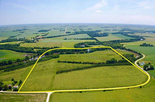 70.5 Acres of Recreational Land & Farm for Sale in Clarksville, Iowa