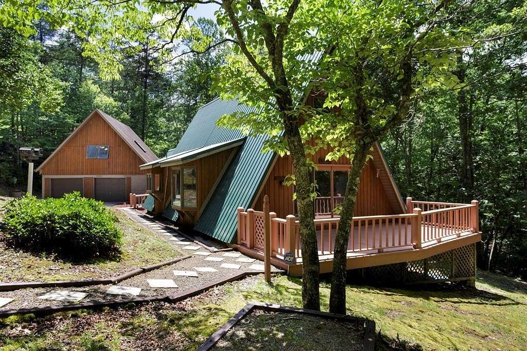 4.36 Acres of Residential Land with Home for Sale in Brasstown, North Carolina