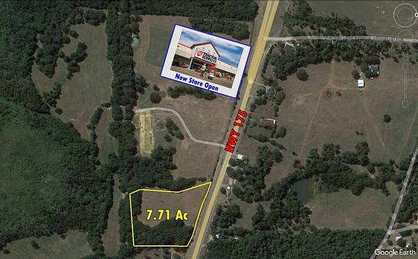7.7 Acres of Land for Sale in Frankston, Texas