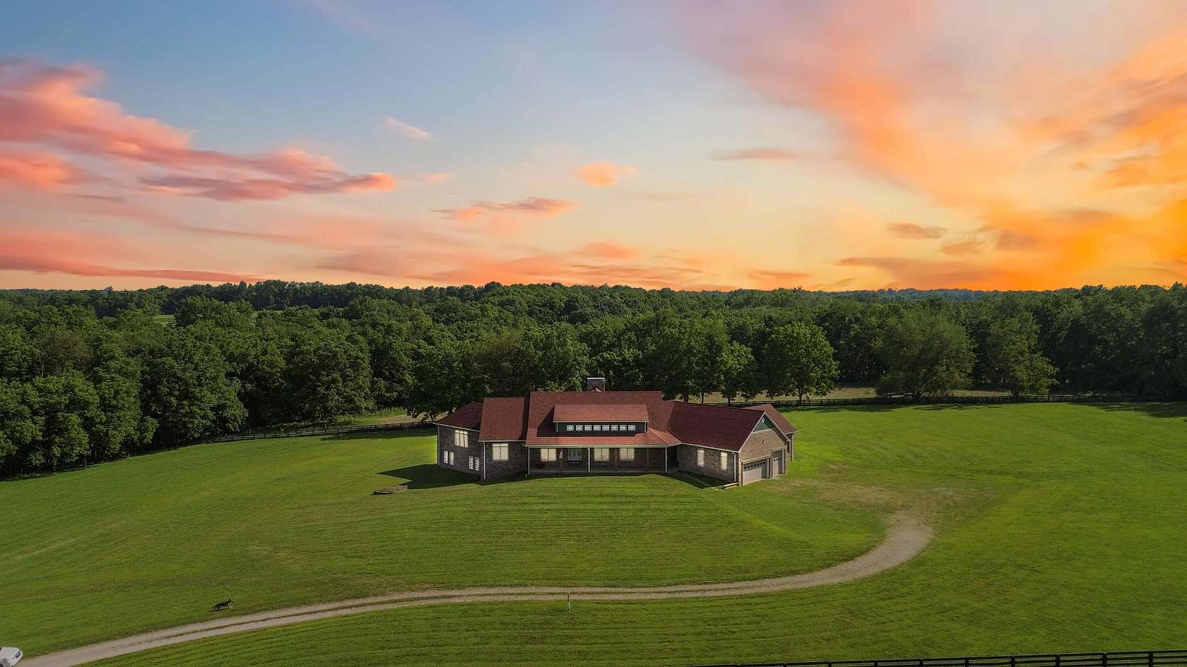 11.1 Acres of Land with Home for Sale in Midway, Kentucky