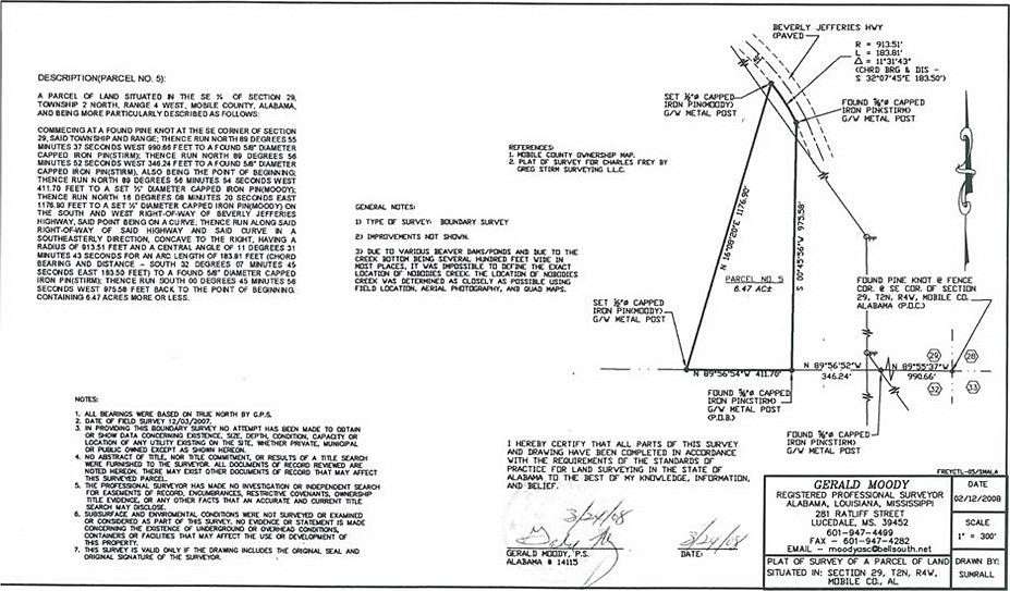 6.47 Acres of Residential Land for Sale in Citronelle, Alabama