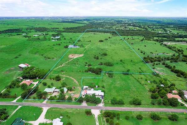 64 Acres of Land with Home for Sale in Ennis, Texas