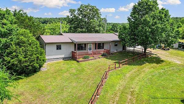 10 Acres of Recreational Land with Home for Sale in Noel, Missouri