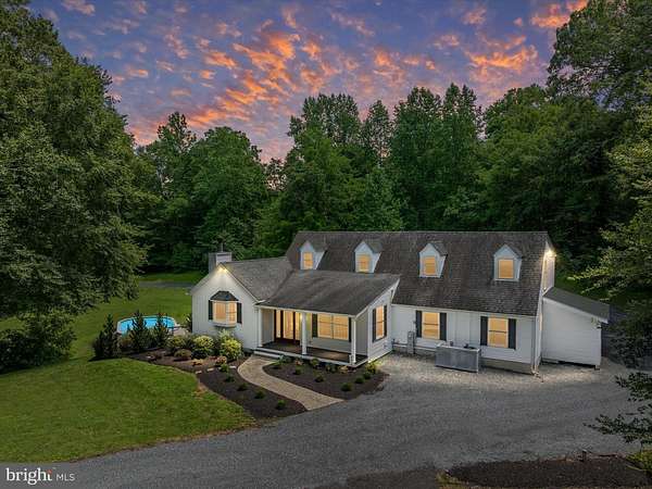 14.7 Acres of Recreational Land with Home for Sale in Harwood, Maryland