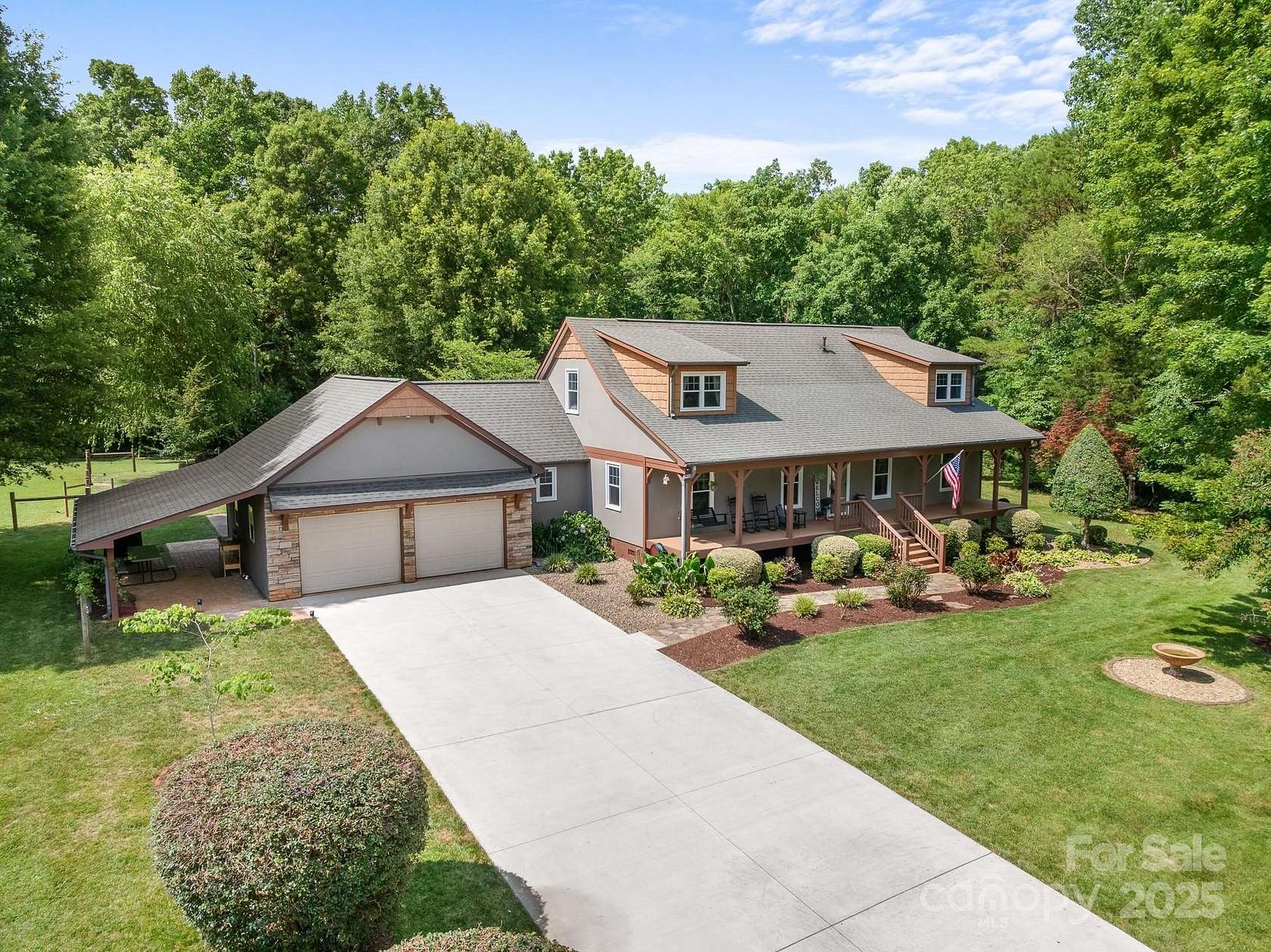 14 Acres of Land with Home for Sale in Iron Station, North Carolina