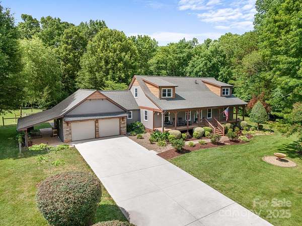 14 Acres of Land with Home for Sale in Iron Station, North Carolina