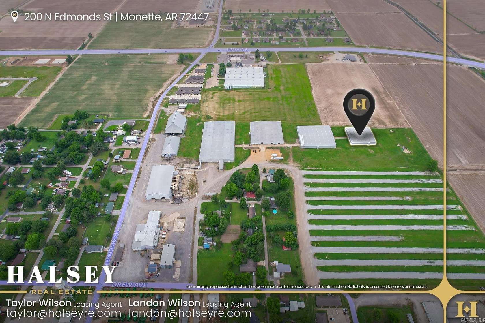 10 Acres of Improved Commercial Land for Sale in Monette, Arkansas