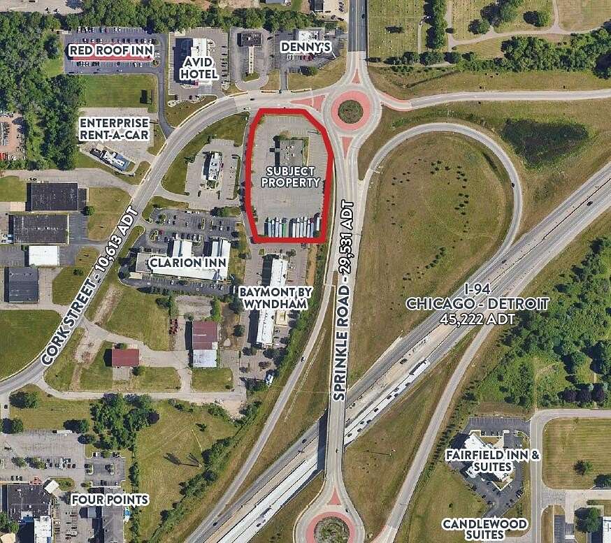 2.55 Acres of Improved Commercial Land for Sale in Kalamazoo, Michigan