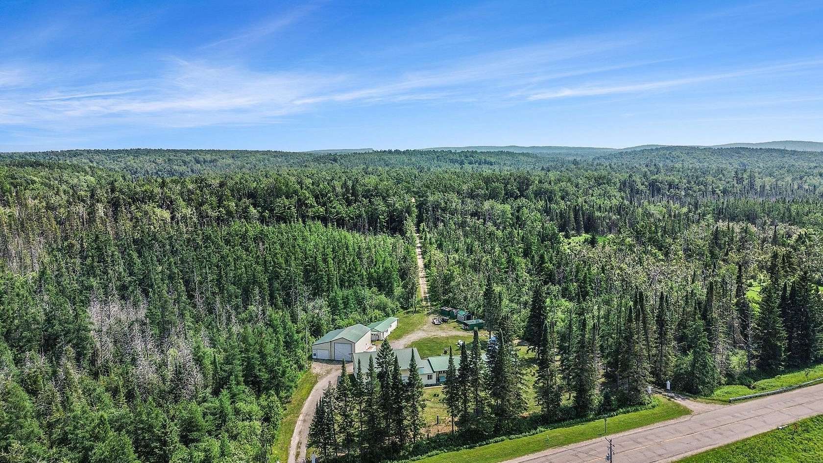 81.2 Acres of Recreational Land with Home for Sale in Wolverine, Michigan