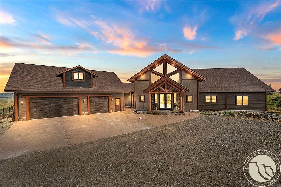 45 Acres of Land with Home for Sale in Billings, Montana